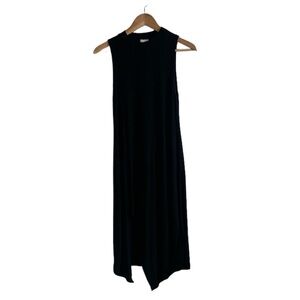 MP C High Neck Ribbed Midi Dress